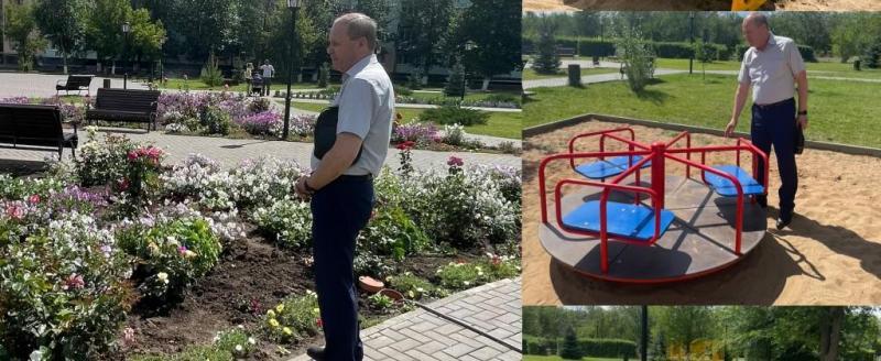 Модернизация детских площадок и благоустройство общественных территорий в ЗАТО Комаровский