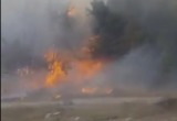 Локализован крупный пожар в Адамовке. Работы по тушению продолжаются