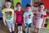 В детском саду “Малышка” сегодня провели акцию “Георгиевская ленточка”