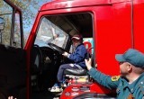 Экскурсия пожарных в детском саду "Теремок" ЗАТО Комаровский
