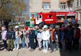 Экскурсия пожарных в детском саду "Теремок" ЗАТО Комаровский
