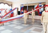 Посвящение учеников 5К класса Комаровской школы в ряды «Юнармии»
