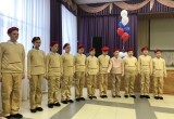 В МАОУ "СОШ №2" состоялась церемония принятия кадет в ряды Юнармии
