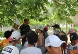 Огнеборцы ЗАТО Комаровский посетили детский лагерь «Солнышко»