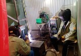 Студенты Горно-технологического техникума г. Ясный изготавливают печки-буржуйки для участников СВО